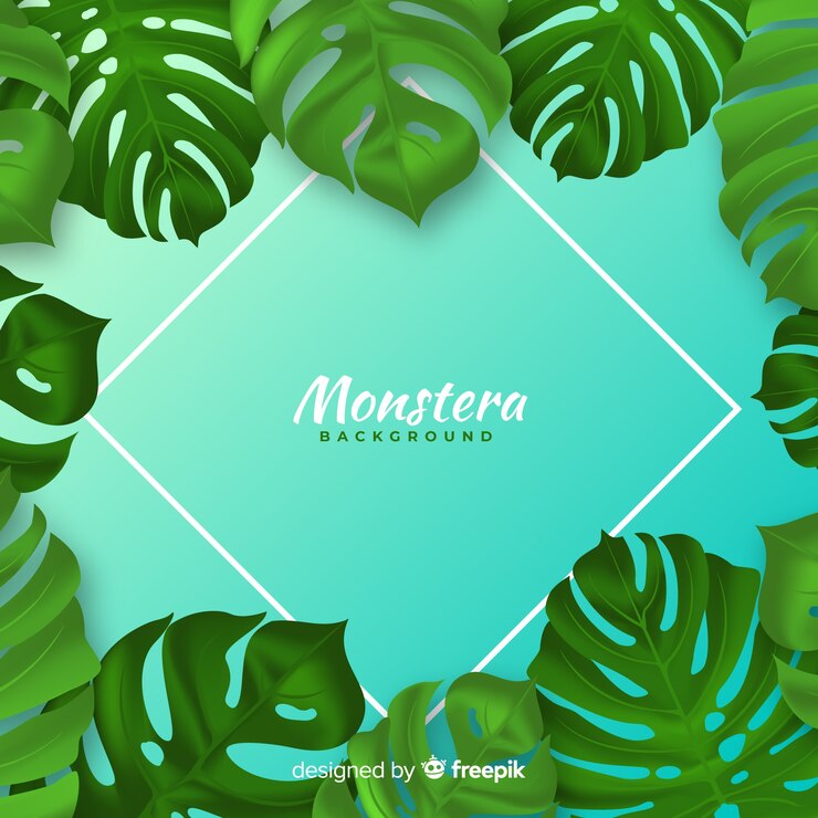無料Vector 現実的な熱帯の葉の背景