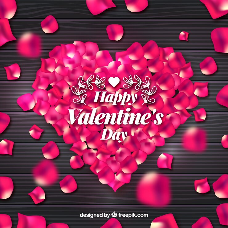 Free Vector realistic valentine's day background