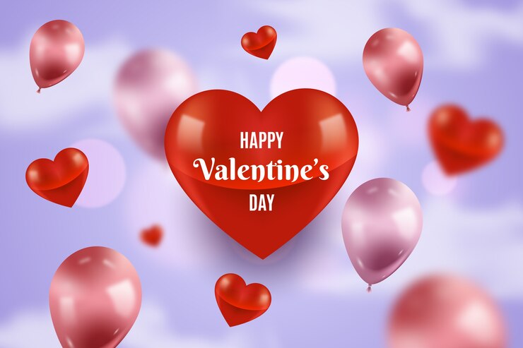 Free Vector realistic valentine's day background