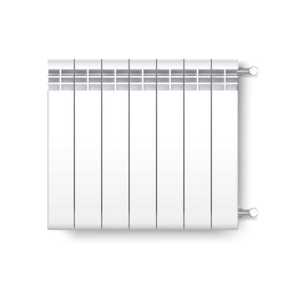 Free vector realistic vector icon heater oil radiator