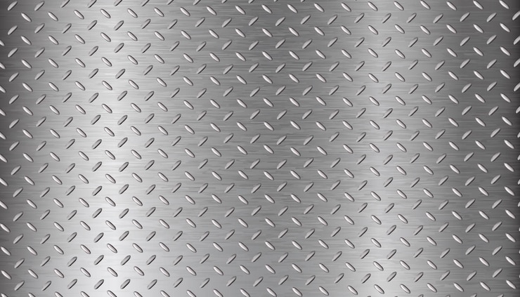 ฟรี Vector realistic vector illustration metal floor still thread pattern