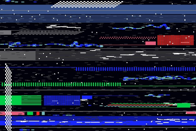 현실적인 vhs 효과 배경
