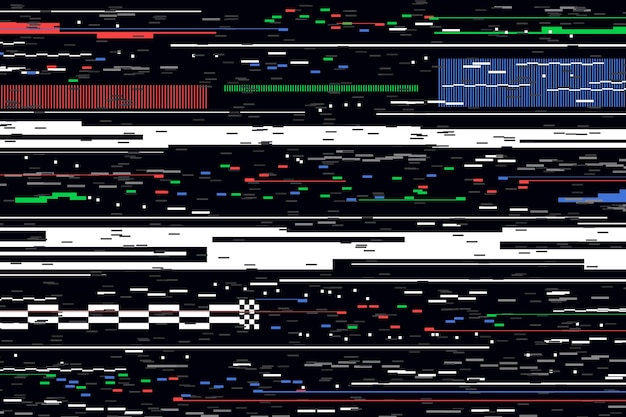 無料ベクター 現実的な vhs 効果の背景