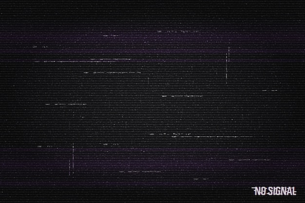 Free vector realistic vhs effect background