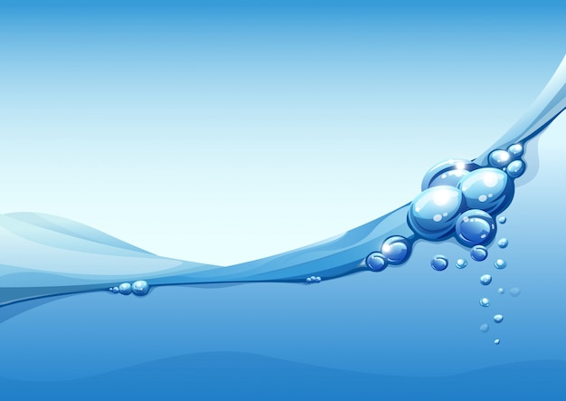 Free vector realistic water background