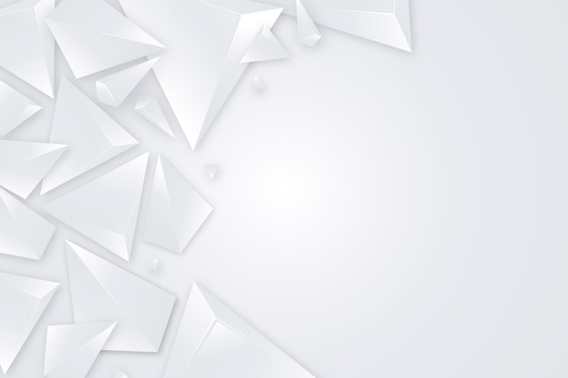 Free vector realistic white monochrome background