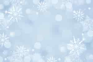 Free vector realistic winter season celebration background