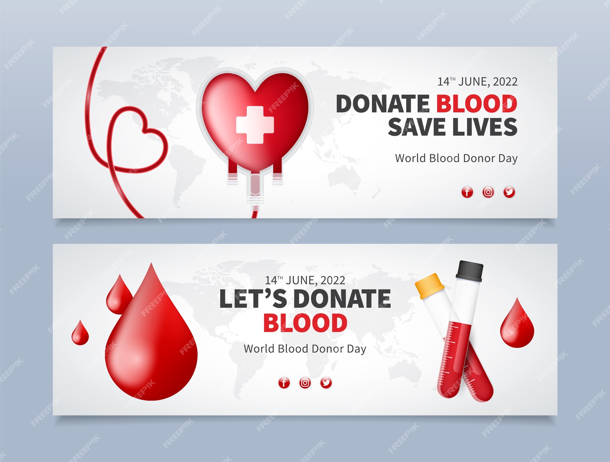 Blood donation banner Vectors & Illustrations for Free Download | Freepik