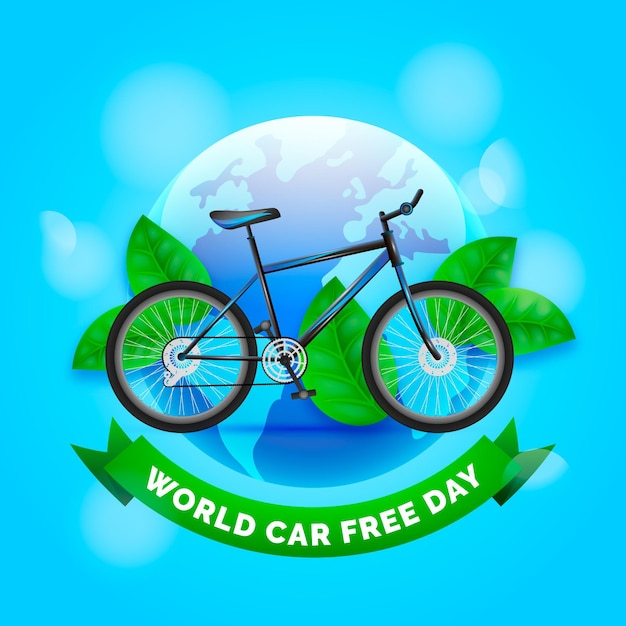 Realistic world car free day