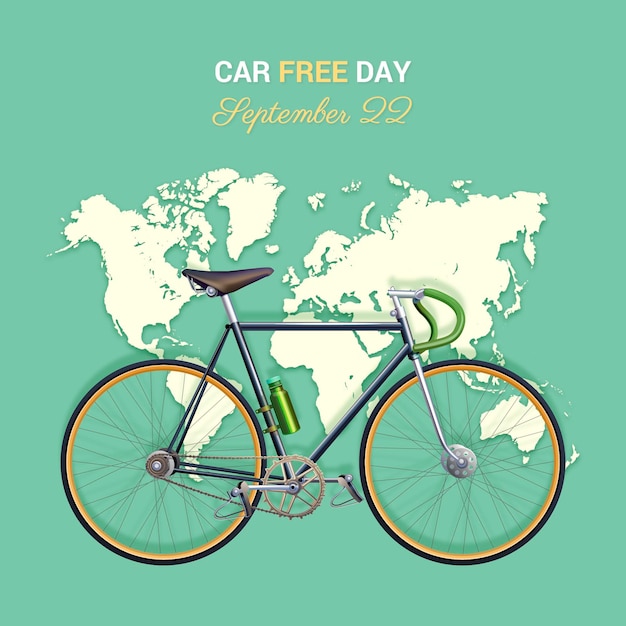 Realistic world car free day