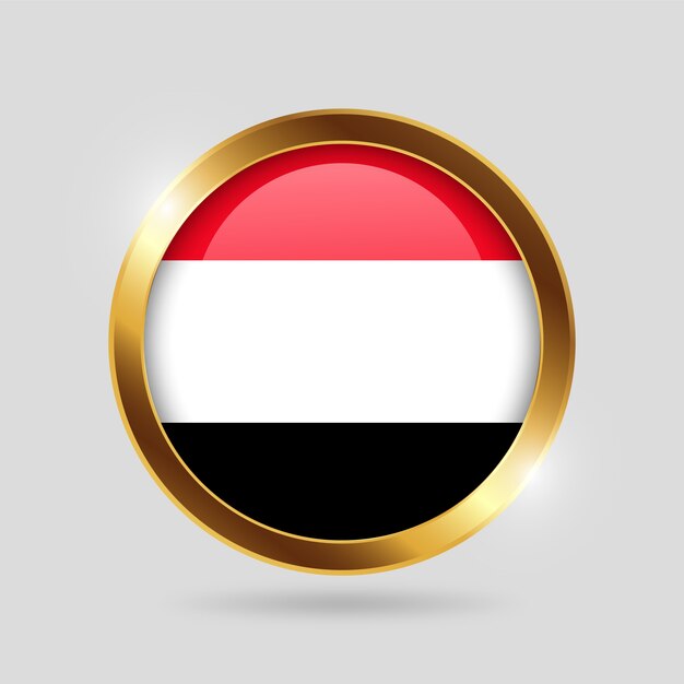 Realistic yemen national emblem