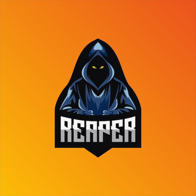 Free vector reaper logo mascot e sport