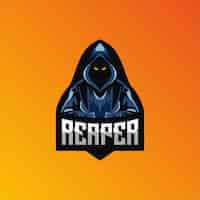 Бесплатное векторное изображение Талисман логотипа reaper e sport