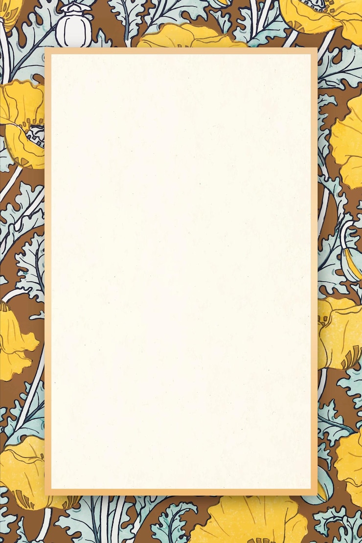 Free Vector rectangle antique floral frame vector copy space