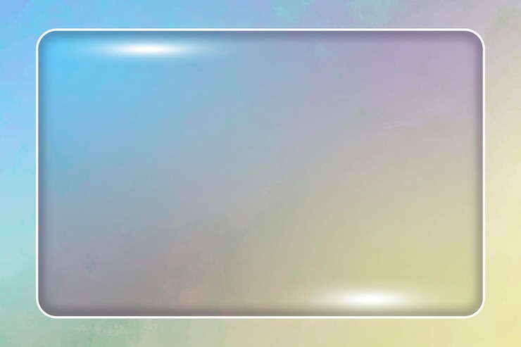 Free Vector rectangle frame on colorful background