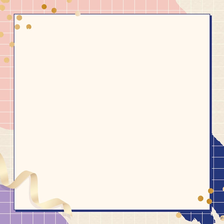 免費 Vector 孟菲斯背景上的矩形框架