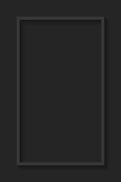 Бесплатное векторное изображение Прямоугольная рамка на сером фоне
