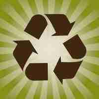 Free vector recycle concept