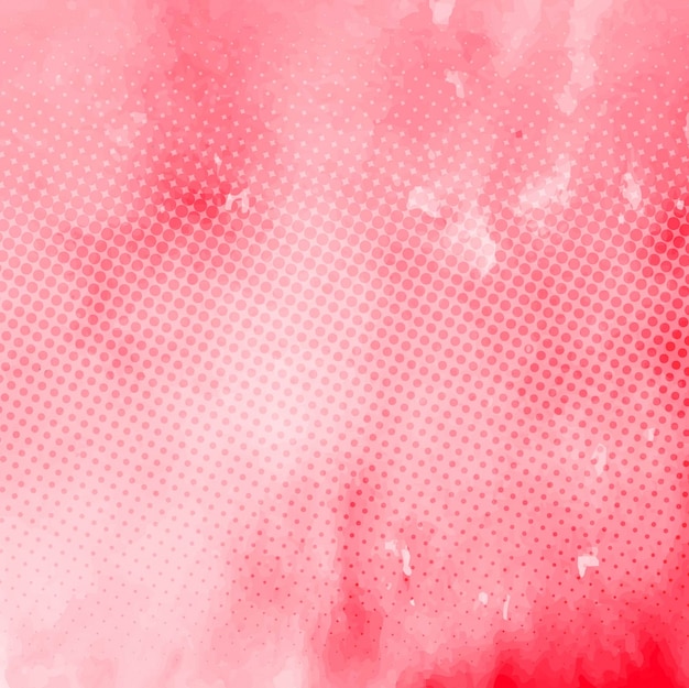 Free vector red abstract background, watercolor stains texture