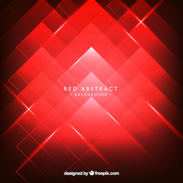 Бесплатное векторное изображение Красный абстрактный фон с элегантным стилем