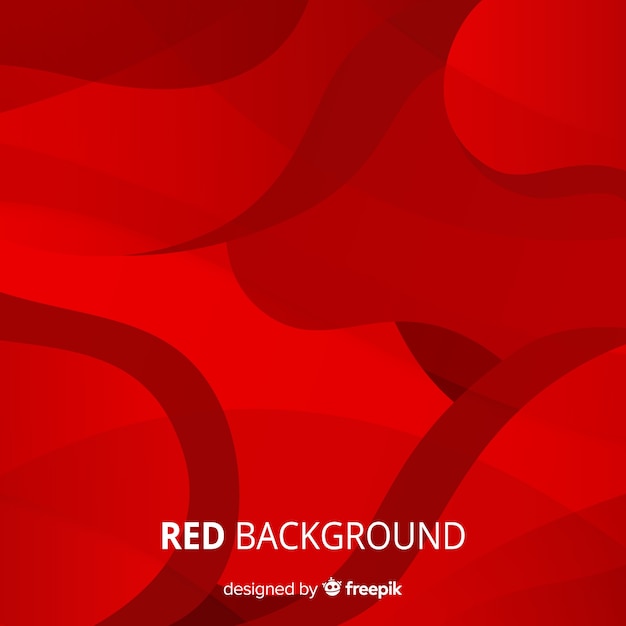 Free vector red abstract background with elegant style