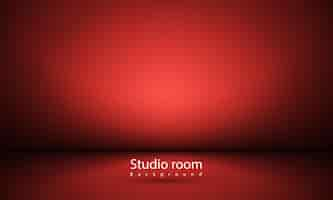 Free vector red abstract shape studio room background