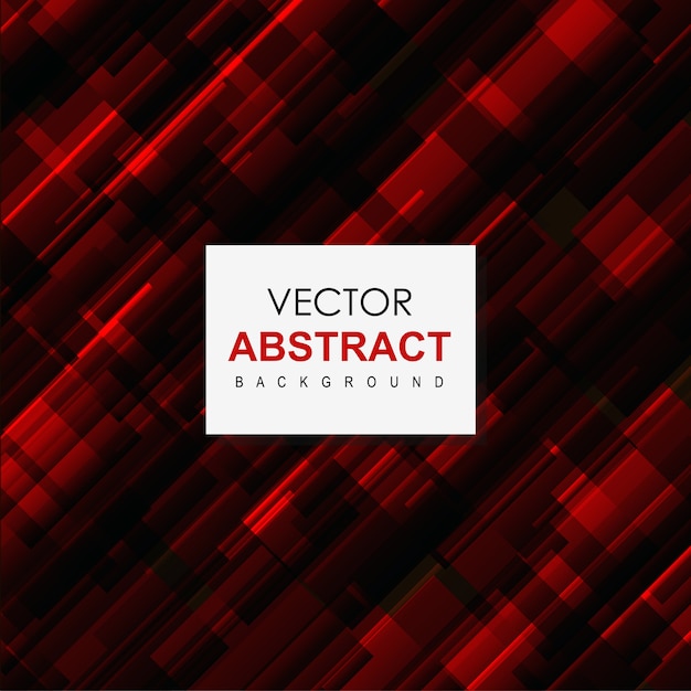 Red Abstract Vector  Background