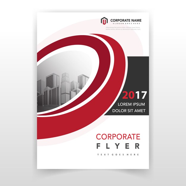 red annual report template