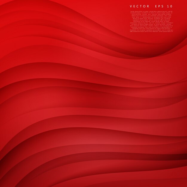 Red background curve