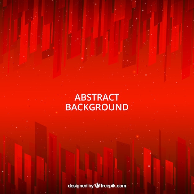 Free vector red background with abstract style