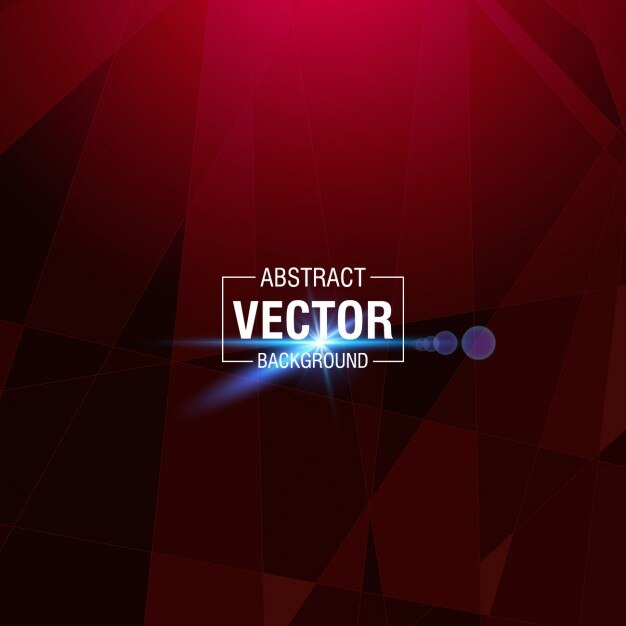 Free Vector red background with polygonal grapes