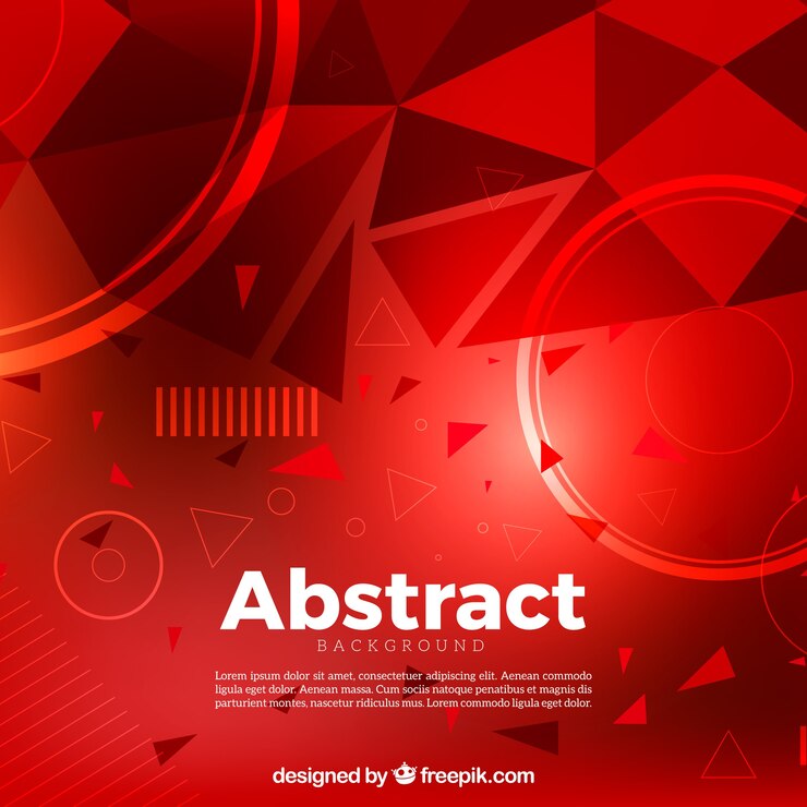 मुफ़्त वेक्टर red background with polygonal shapes
