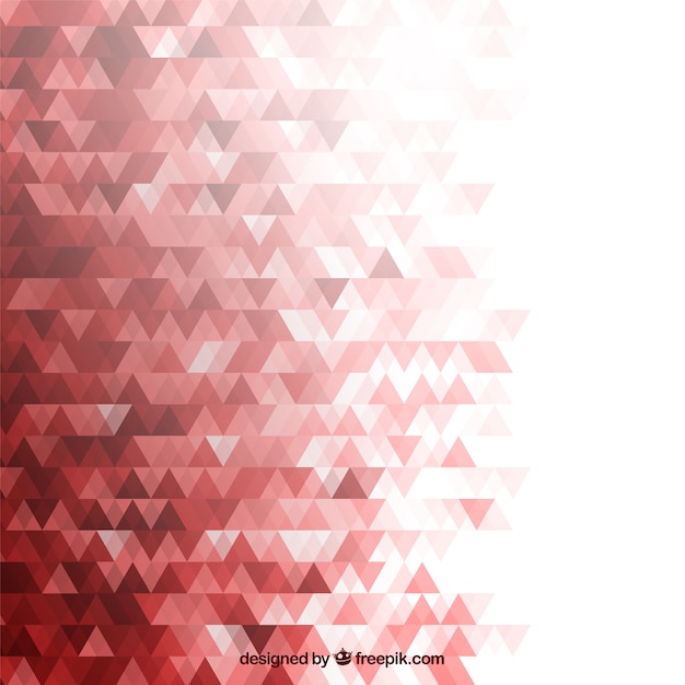 Красный фон с треугольниками