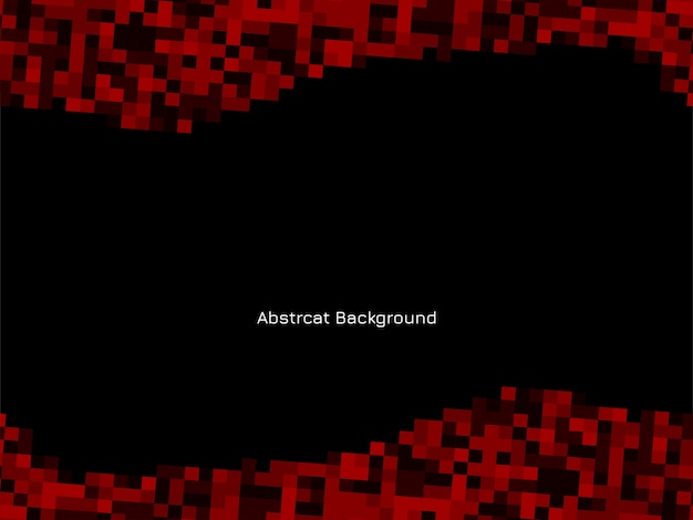 Красный и черный мозаичный узор фона
