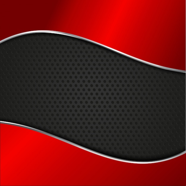 Red and black wavy background