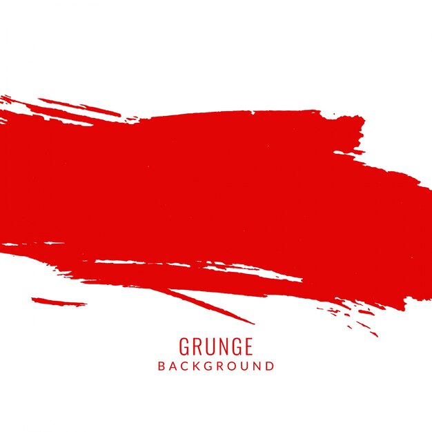Red brush stroke background