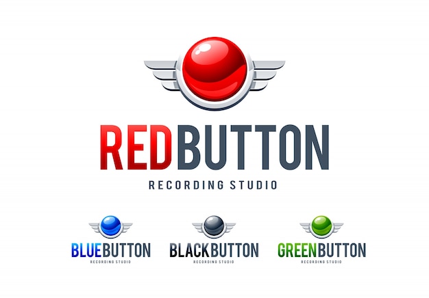 Red button logo