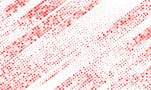 Free Vector red chaotic squares mosaic pattern background