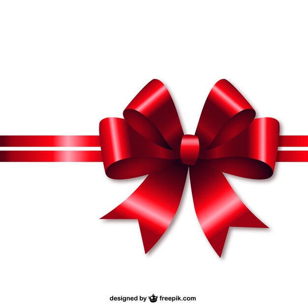 Red Christmas ribbon