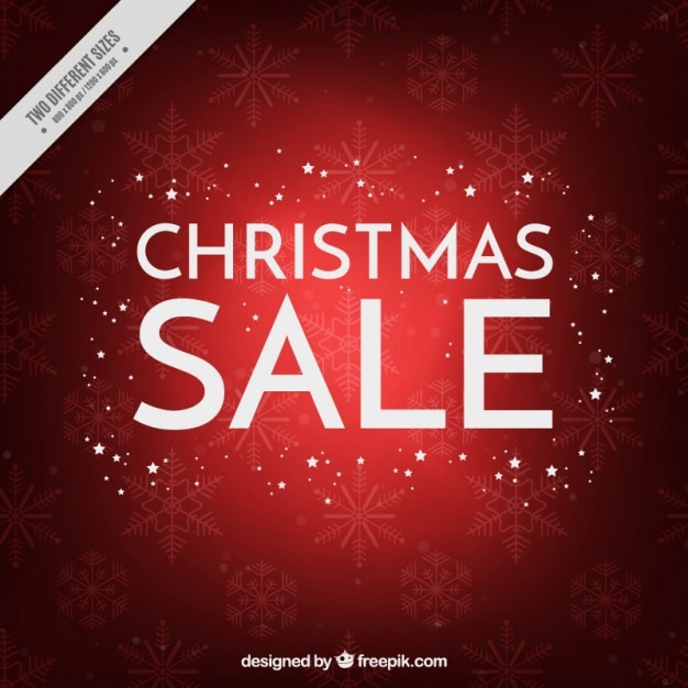 Vettore gratuito red natale sale background