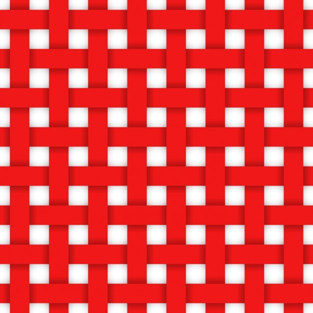 Red crossed ribbons pattern