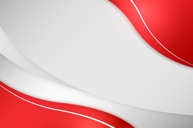 Free vector red curve on a gray background