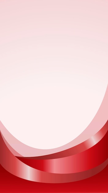 Free vector red curve patterned background vector