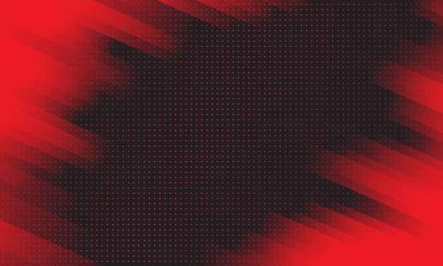 Free vector red diagonal geometric striped   background with halftone pattern