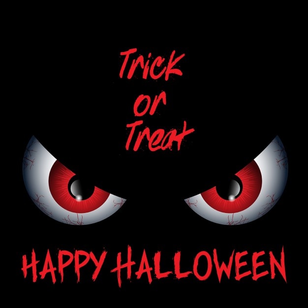 Free Vector red eyes on a black background