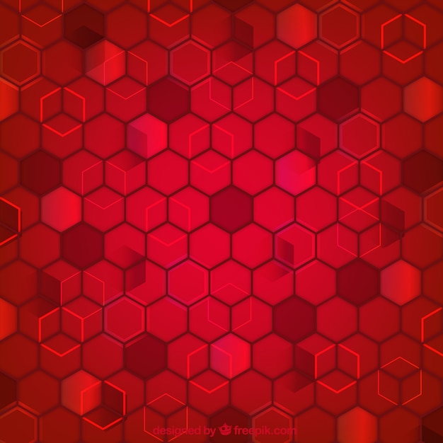 Red geometric background