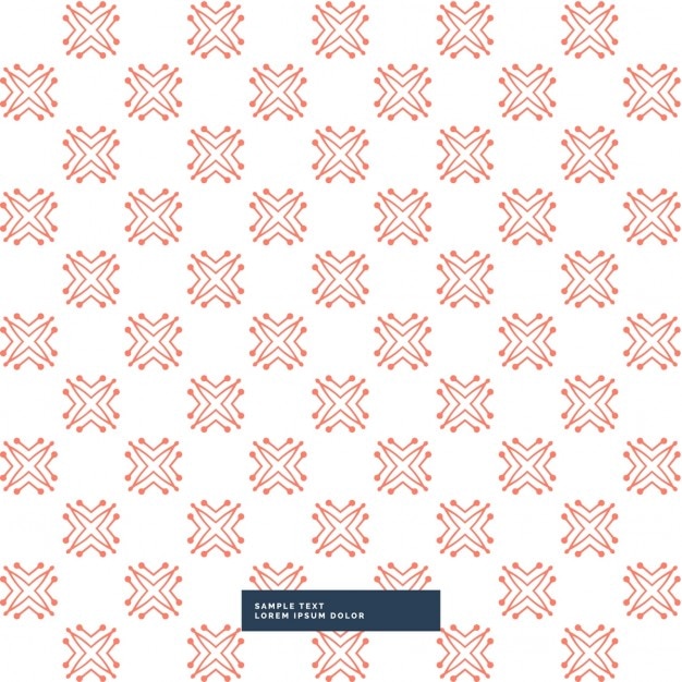 Free vector red geometric pattern on a white background