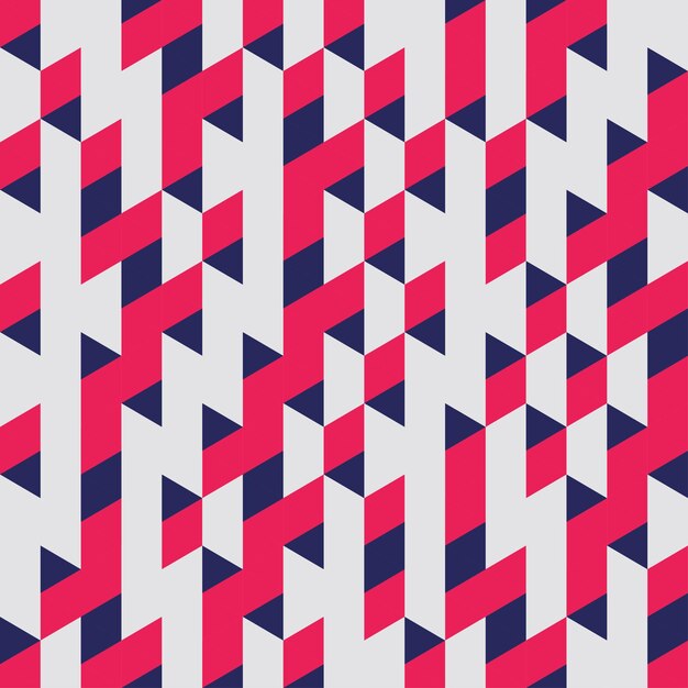 red geometric seamless pattern abstract background vector illustration