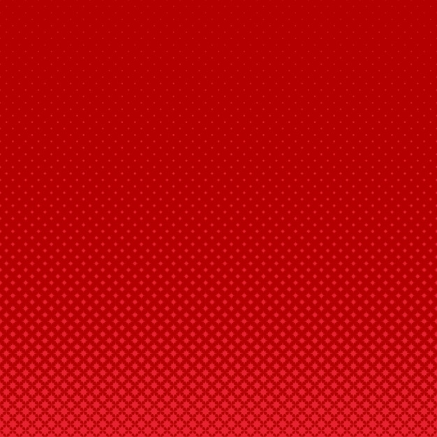Red geometrical halftone curved star pattern background
