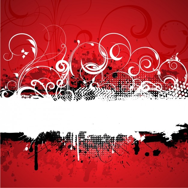 Red grunge abstract background